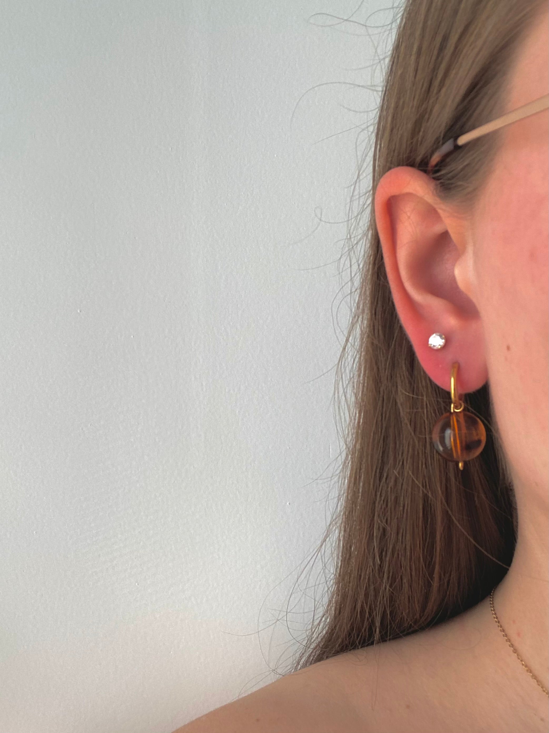 Boucles d’oreilles Alexia - léopard