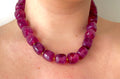 Collier Eugenie - prune