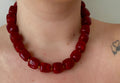 Collier Eugenie - rouge