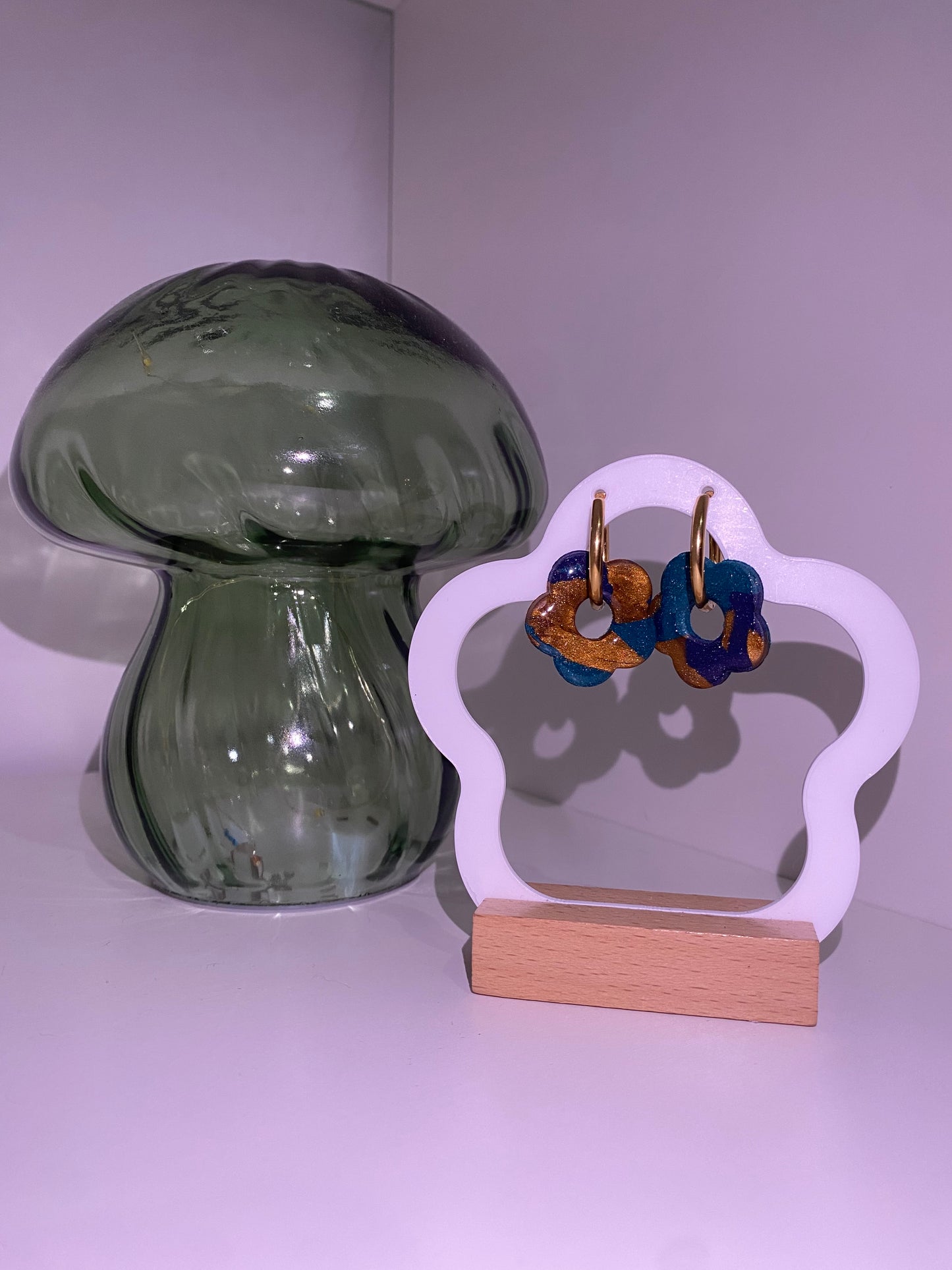 Fleurette à paillettes