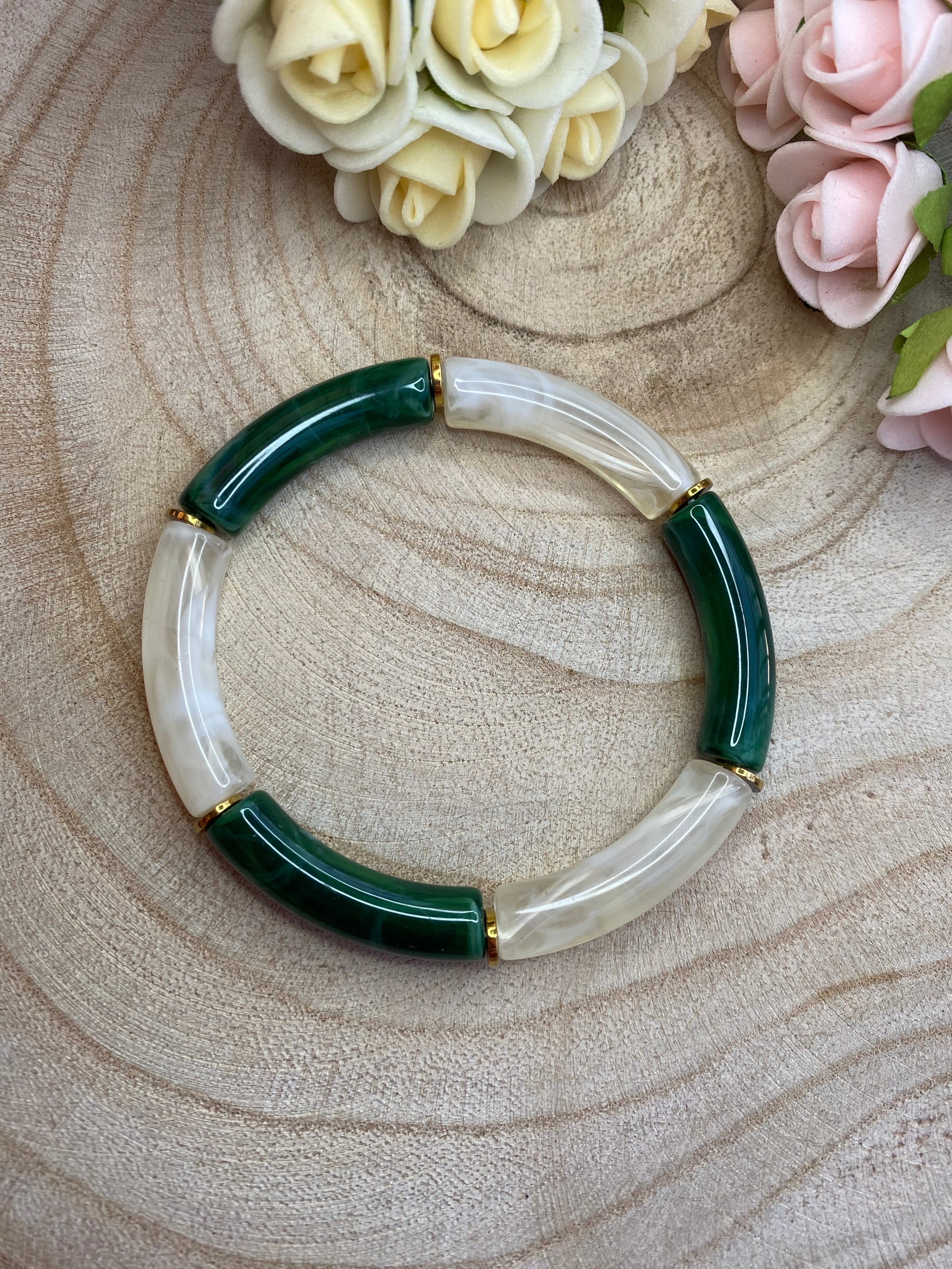 Bracelet Emmy vert foncé