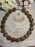 Collier Eugenie - brun