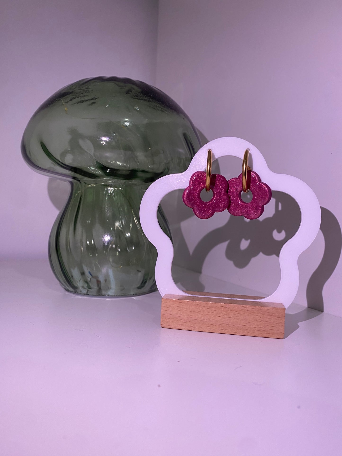 Fleurette à paillettes