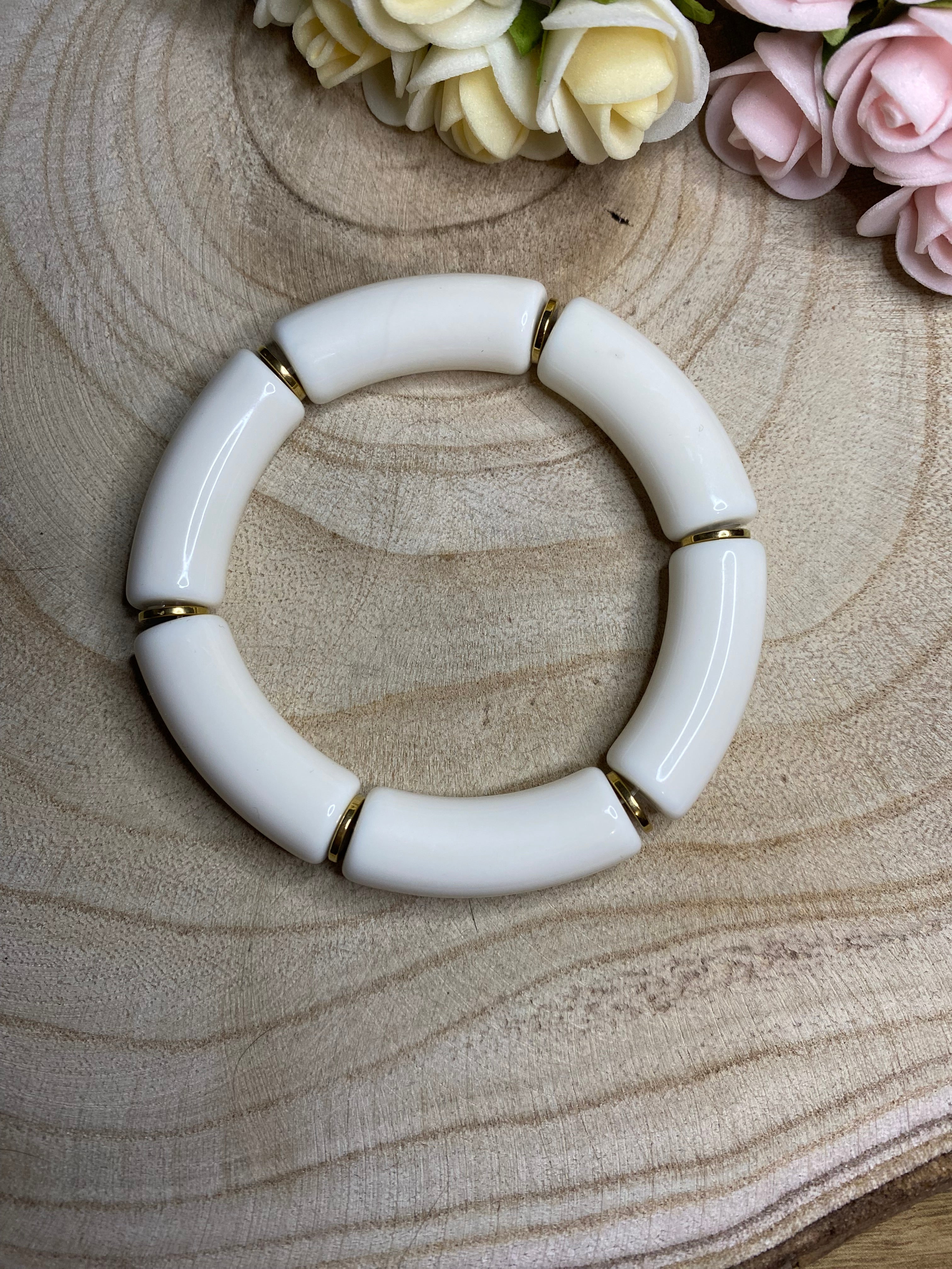 Bracelet Leeyah - Blanc
