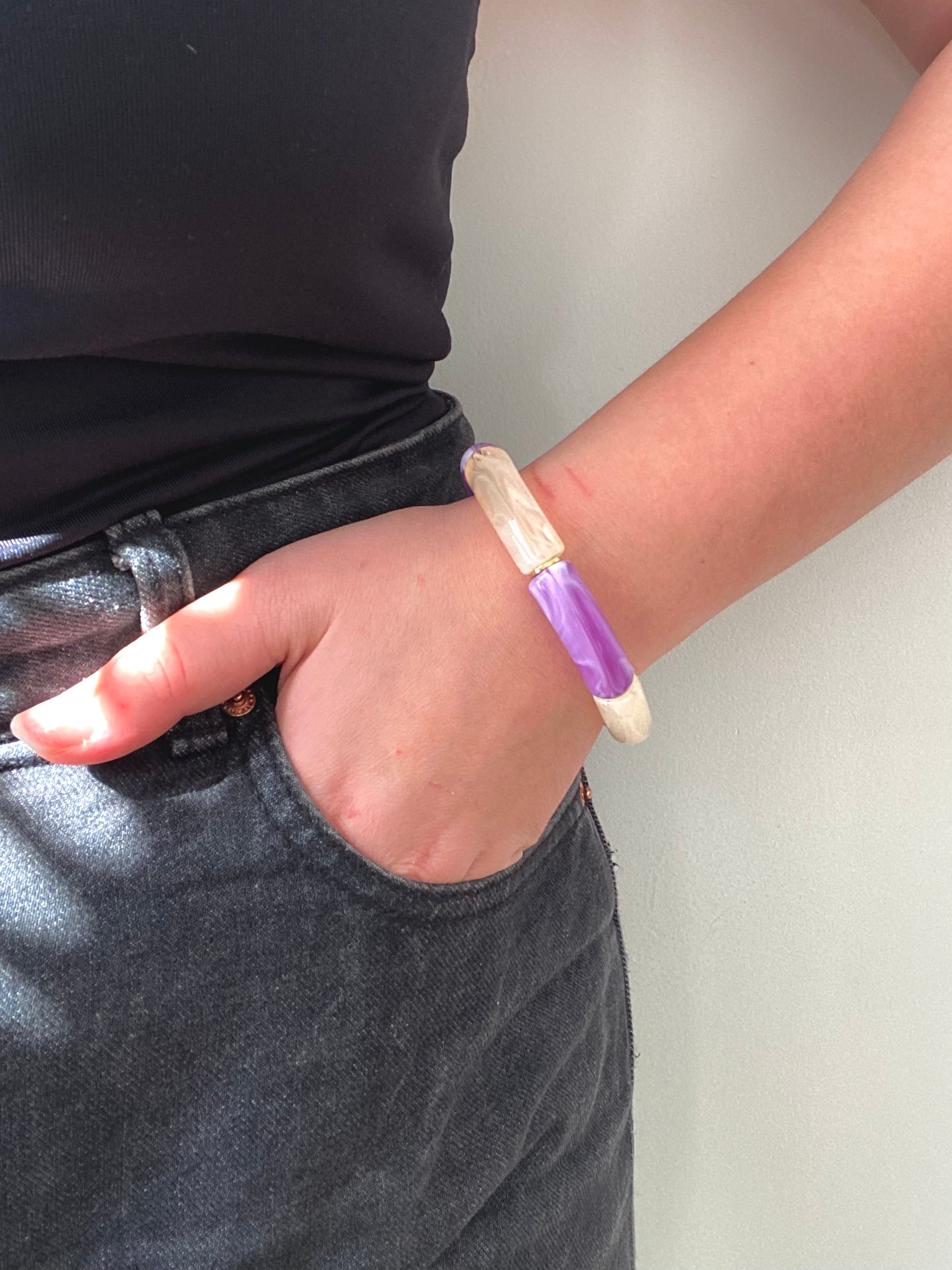 Bracelet Leeyah violet